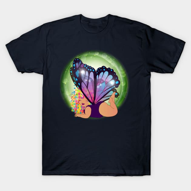 Happy Purple Fairy T-Shirt by Toni Tees